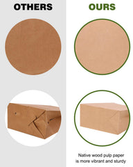 OUTUXED bolsas en uso transportando compras, apariencia resistente y natural
