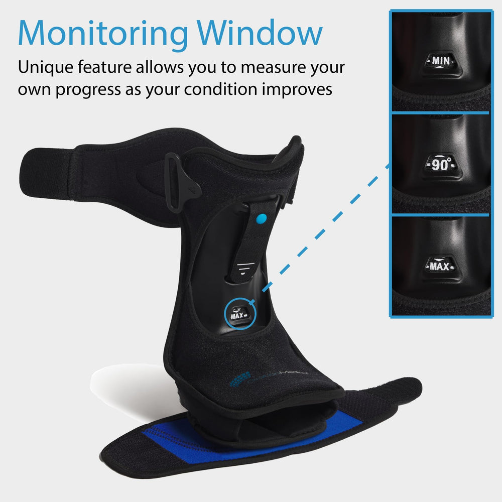 Ovation Medical ventana indicadora que muestra el ángulo y control personal