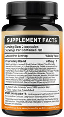OVICIA Alkalean cápsula en primer plano enfatizando formulación natural