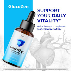 OVICIA Glucozen Drops detalle de etiqueta que muestra ingredientes clave