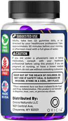 OVICIA etiqueta con lista de ingredientes naturales y claridad informativa
