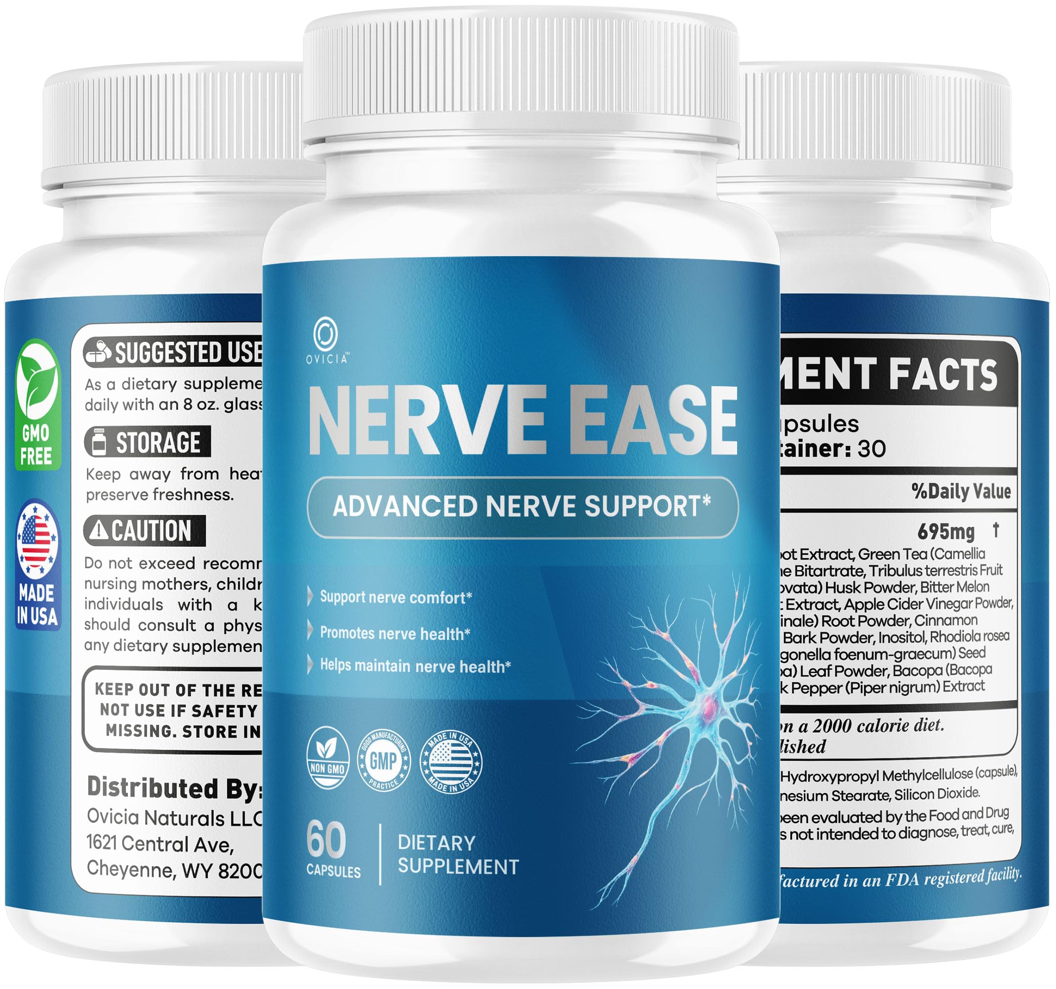 OVICIA Nerve Ease en ambiente relajado sugeriendo integración en rutina diaria