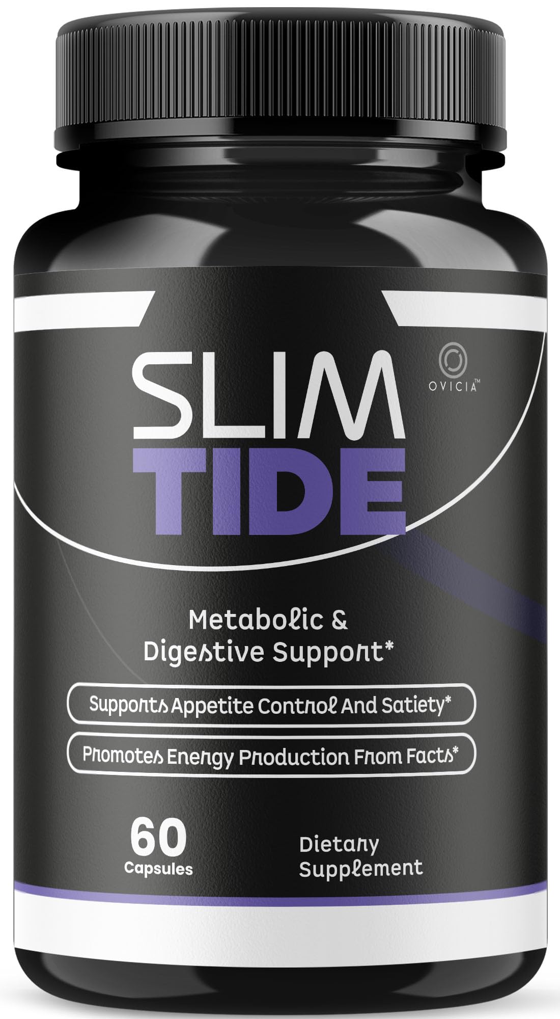 OVICIA envase frontal Slim Tide mostrando diseño y dosis clara beneficio práctico