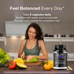 OVICIA paquete Slim Tide comparado con objeto para ver tamaño y duración