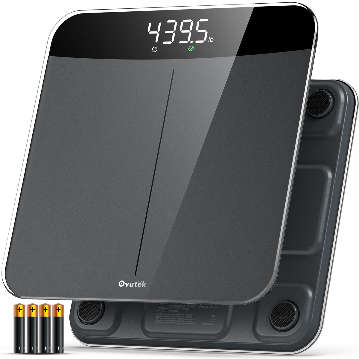 OVUTEK vista frontal con pantalla LED grande y lectura clara para uso diario