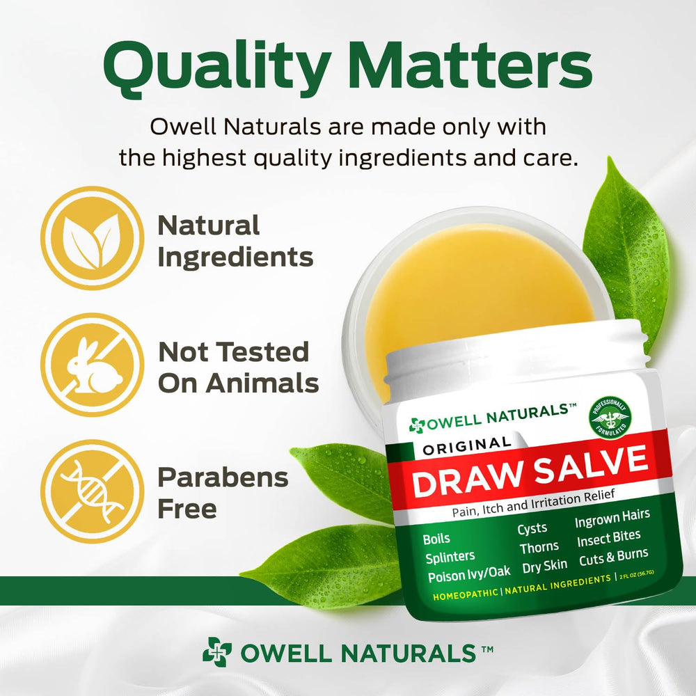 Owell Naturals frasco dentro de un botiquín doméstico listo para emergencias
