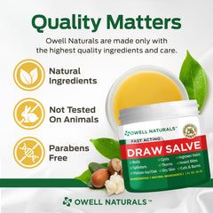 Owell Naturals etiqueta con ingredientes destacando origen vegetal