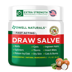 Owell Naturals frasco frontal mostrando diseño y tamaño práctico