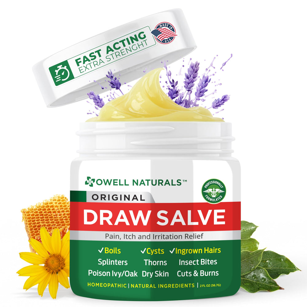 Owell Naturals frasco frontal mostrando el envase y fácil identificación