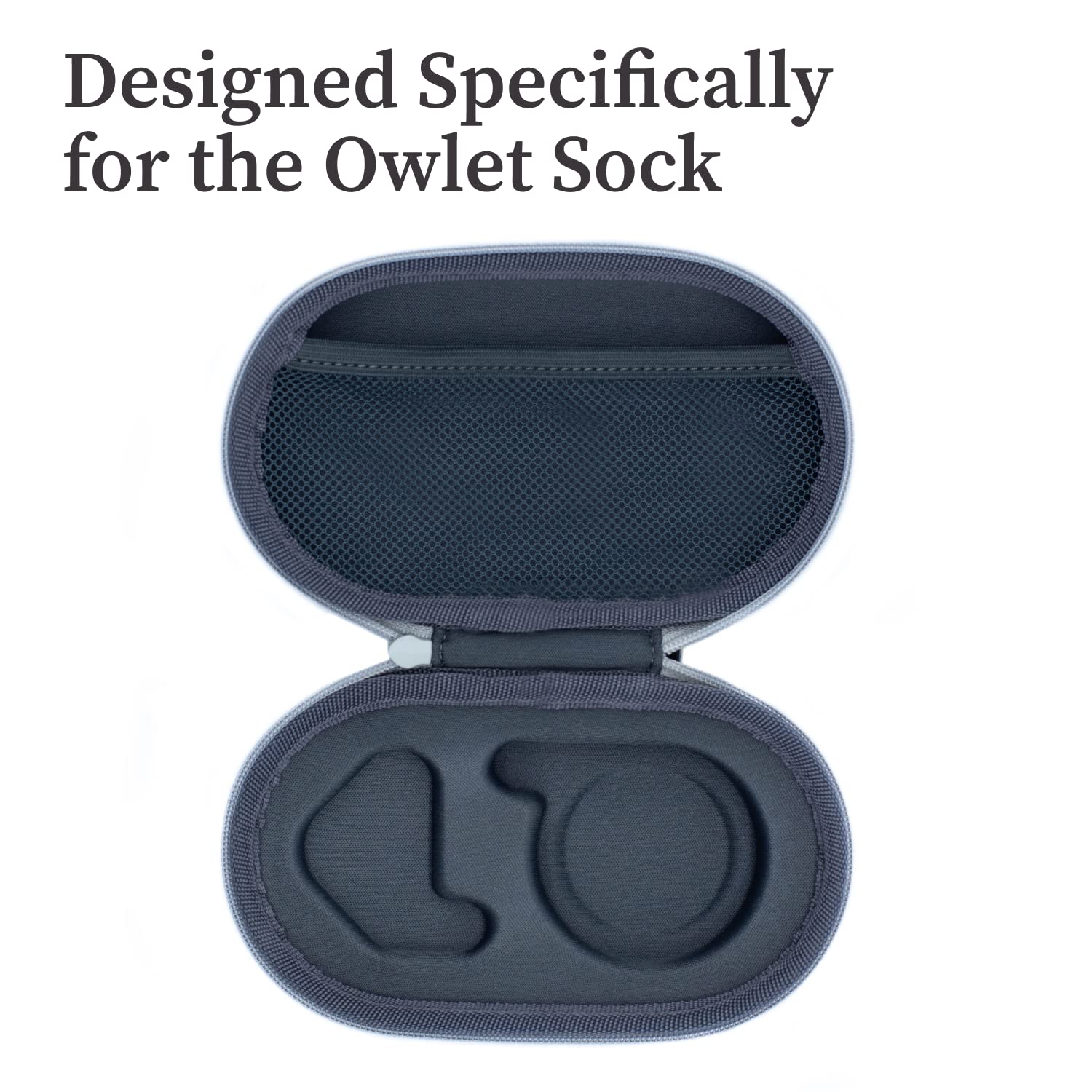 Owlet bolsillo de malla organizado para cables y calcetines extra