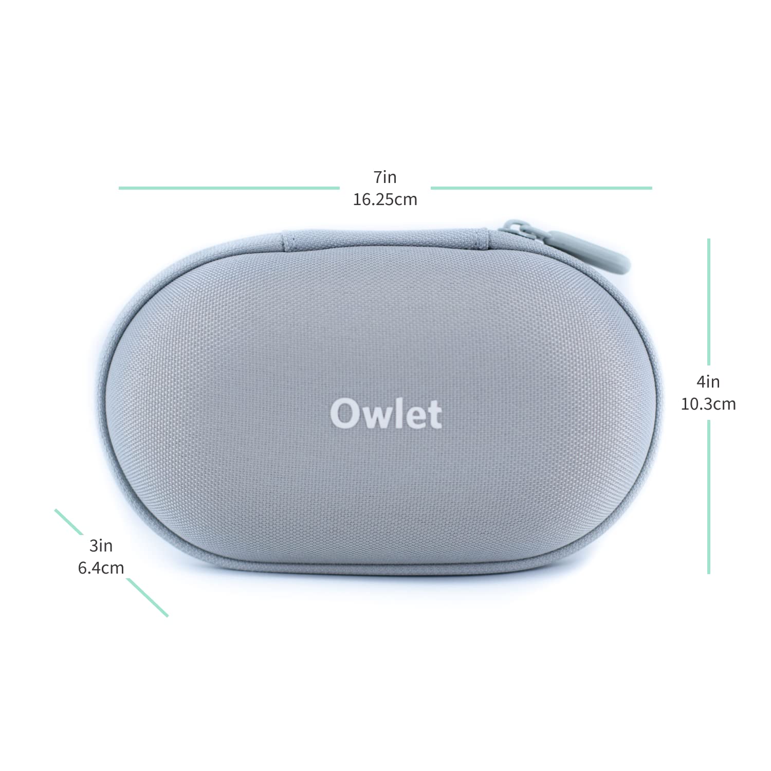 Owlet detalle del cierre resistente que mantiene todo seguro