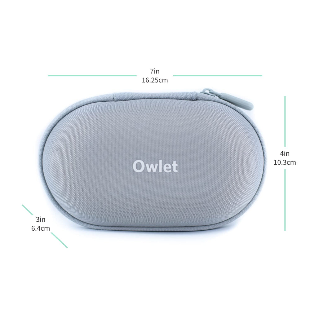 Owlet detalle del cierre resistente que mantiene todo seguro