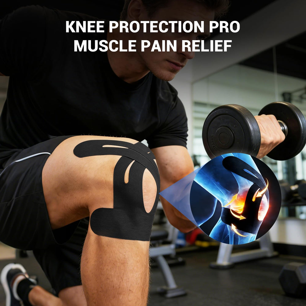 OWNQOBE aplicación en rodilla durante entrenamiento, soporte estable