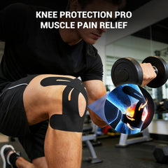 OWNQOBE aplicación en rodilla durante entrenamiento, soporte estable