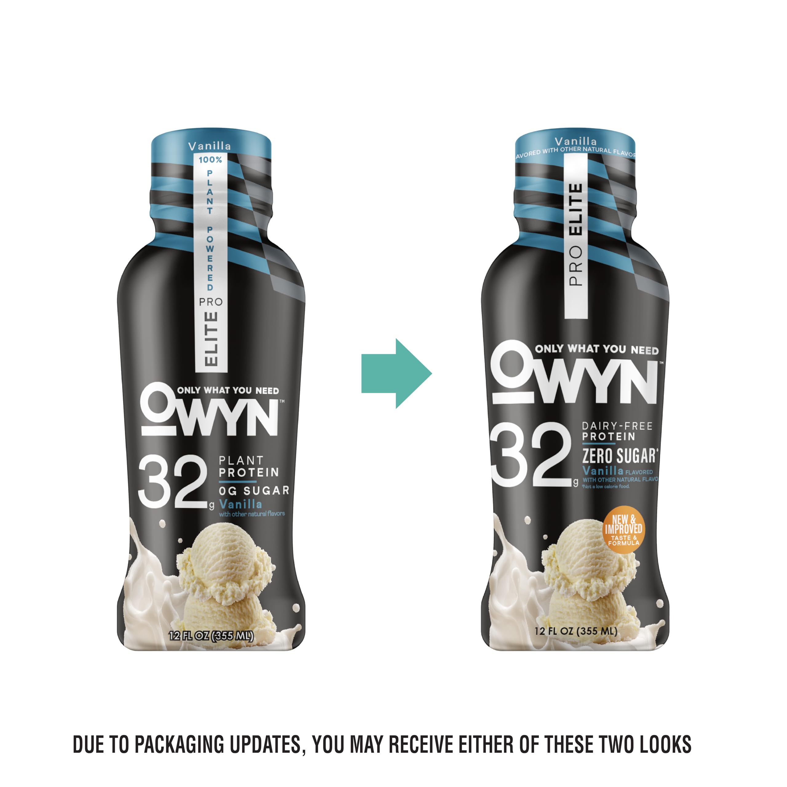 OWYN detalle de etiqueta con ingredientes que inspira confianza