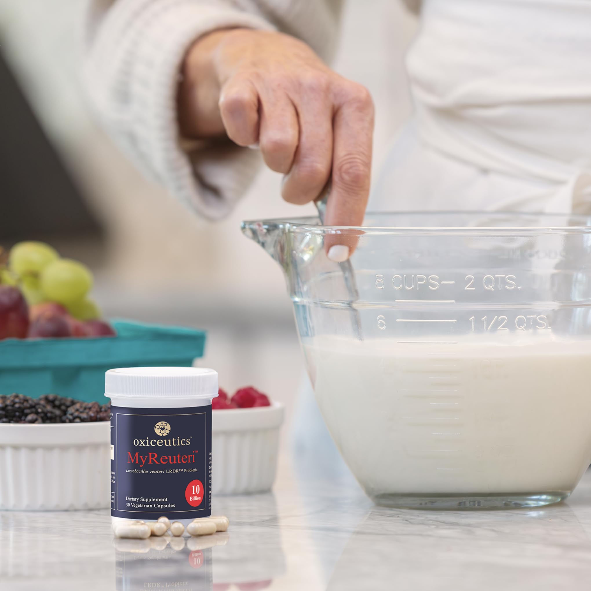 Oxyceutics estilo de vida: desayuno con yogur hecho con el producto