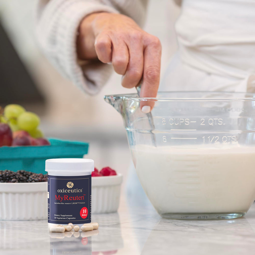 Oxyceutics estilo de vida: desayuno con yogur hecho con el producto