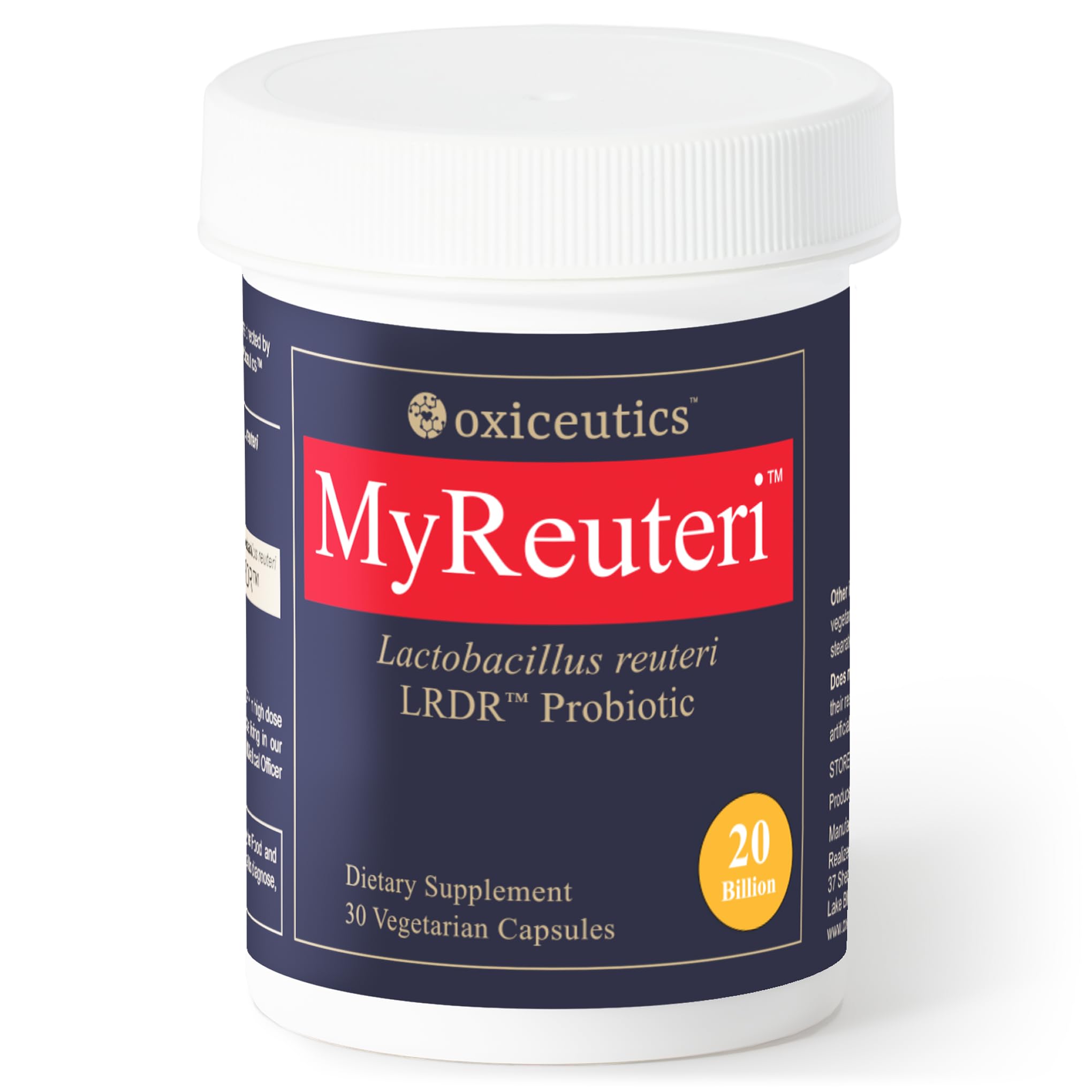 Oxyceutics envase frontal mostrando suplemento y beneficios claros