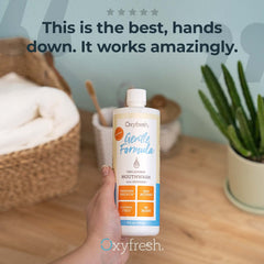 Oxyfresh persona enjuagando para aliento fresco sin ardor
