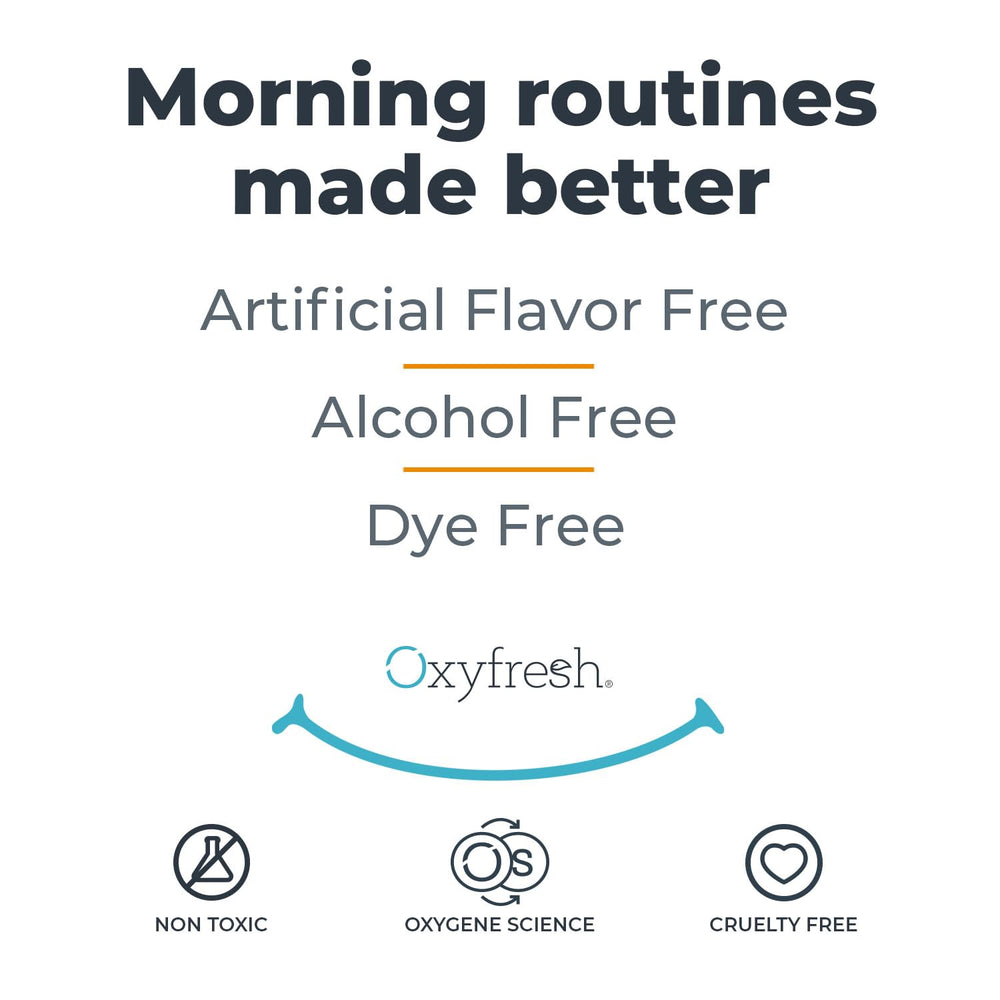 Botella Oxyfresh en baño moderno transmitiendo uso cotidiano confiable