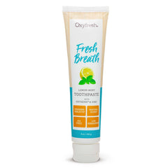 Oxyfresh frente del tubo mostrando diseño y beneficios visibles
