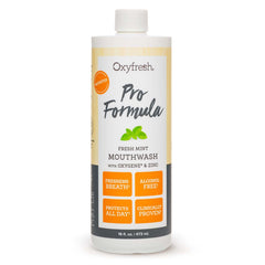 Oxyfresh botella frontal mostrando etiqueta y diseño, refresco visible