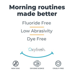 Oxyfresh junto a hilo dental, rutina completa de higiene
