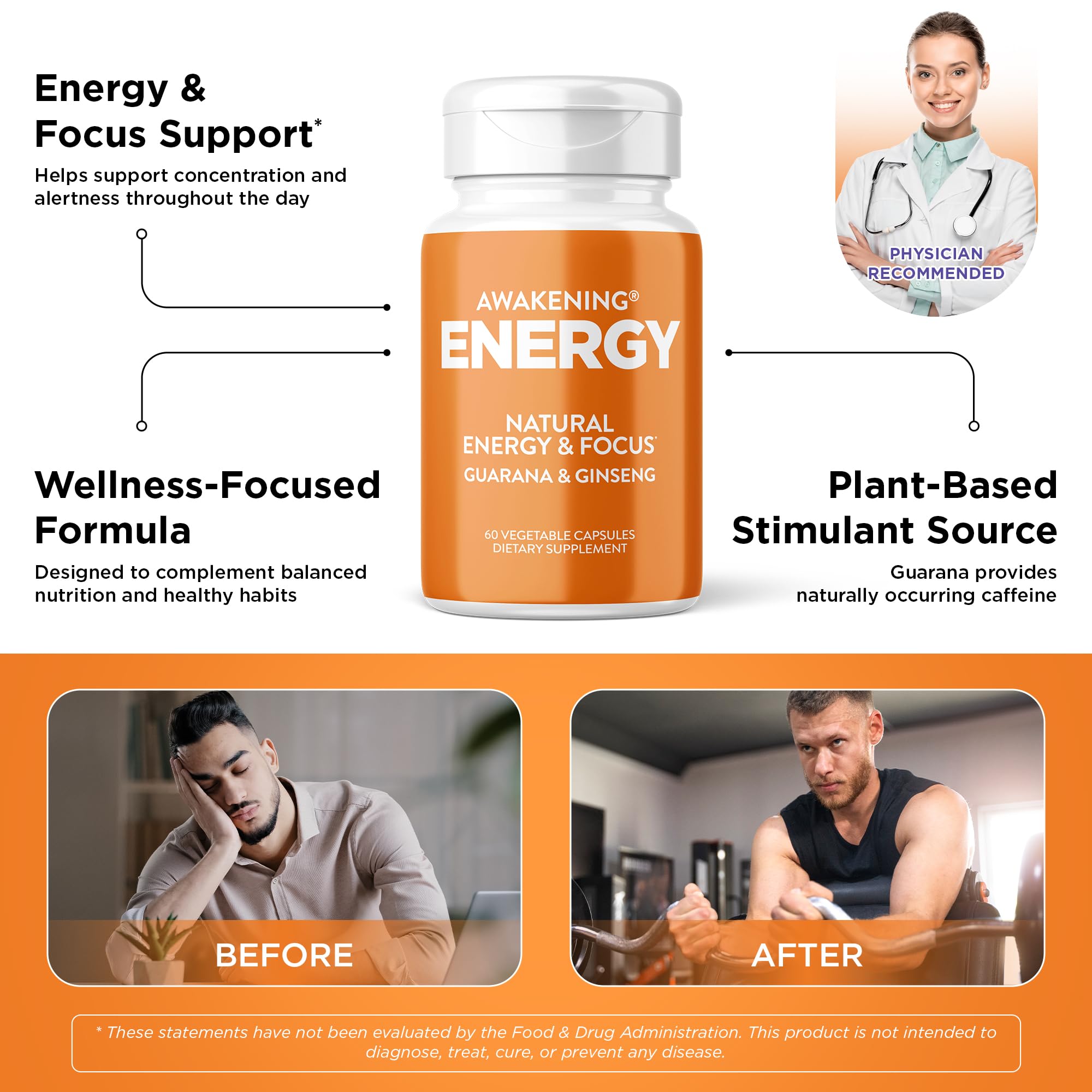 Oxygen Nutrition botella abierta con cápsulas para mostrar contenido y uso