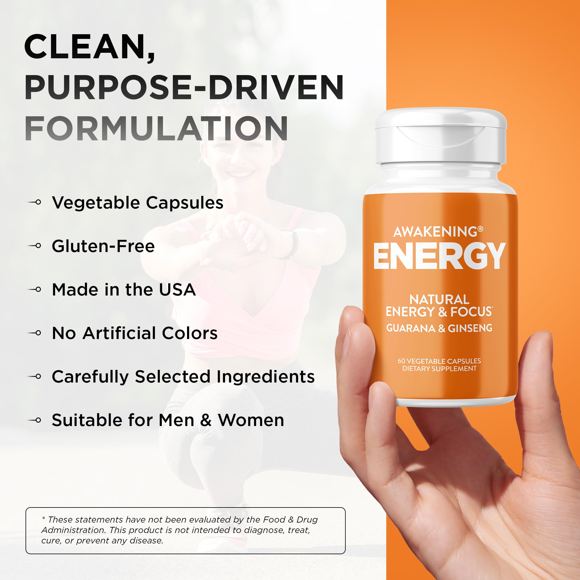 Oxygen Nutrition cápsulas en mano para comparar tamaño y dosificación