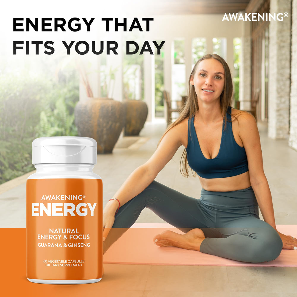 Oxygen Nutrition cápsulas junto a café y libreta sugeriendo uso matutino