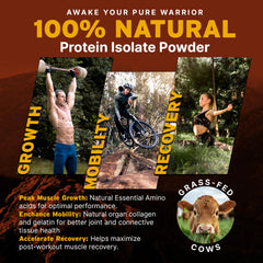 Paleo Pro batido cacao en vaso listo para beber, energía rápida y limpia