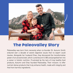Paleovalley cápsulas junto a taza de mañana integradas en rutina