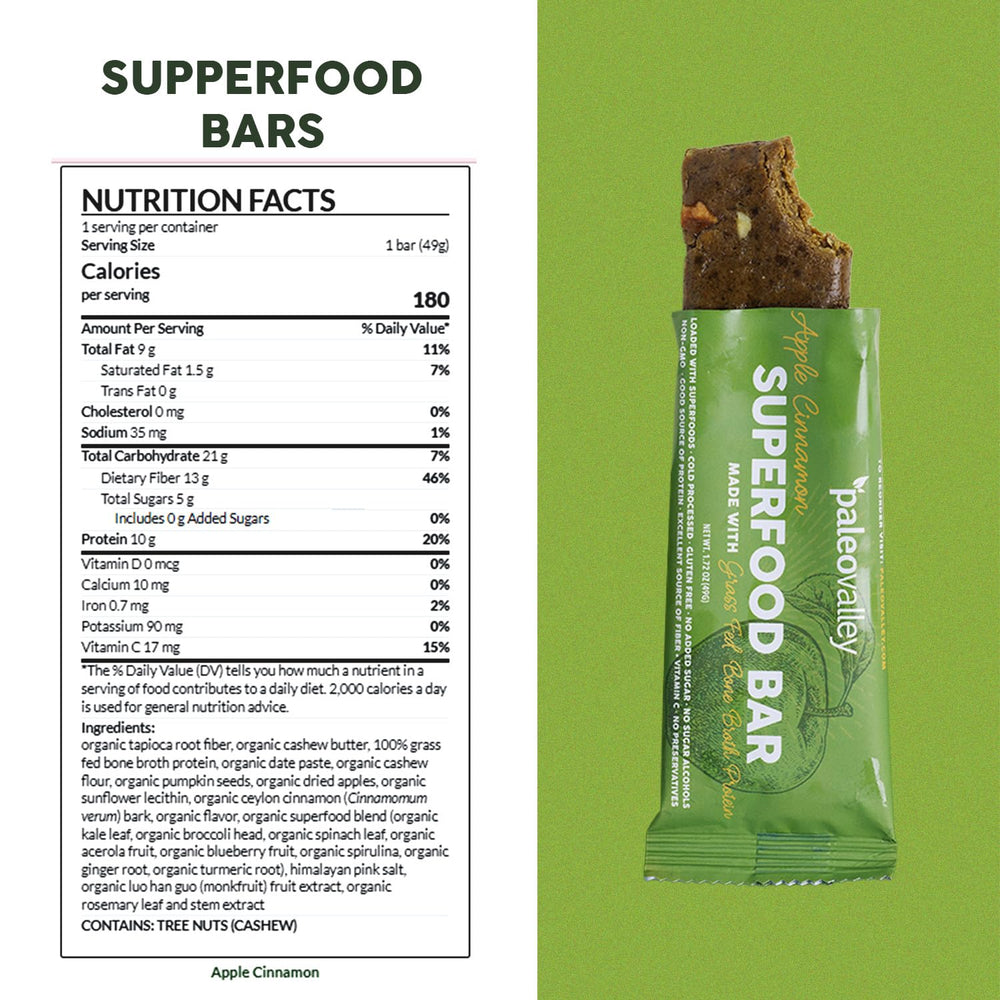 Paleovalley etiqueta nutricional legible con información clara y útil