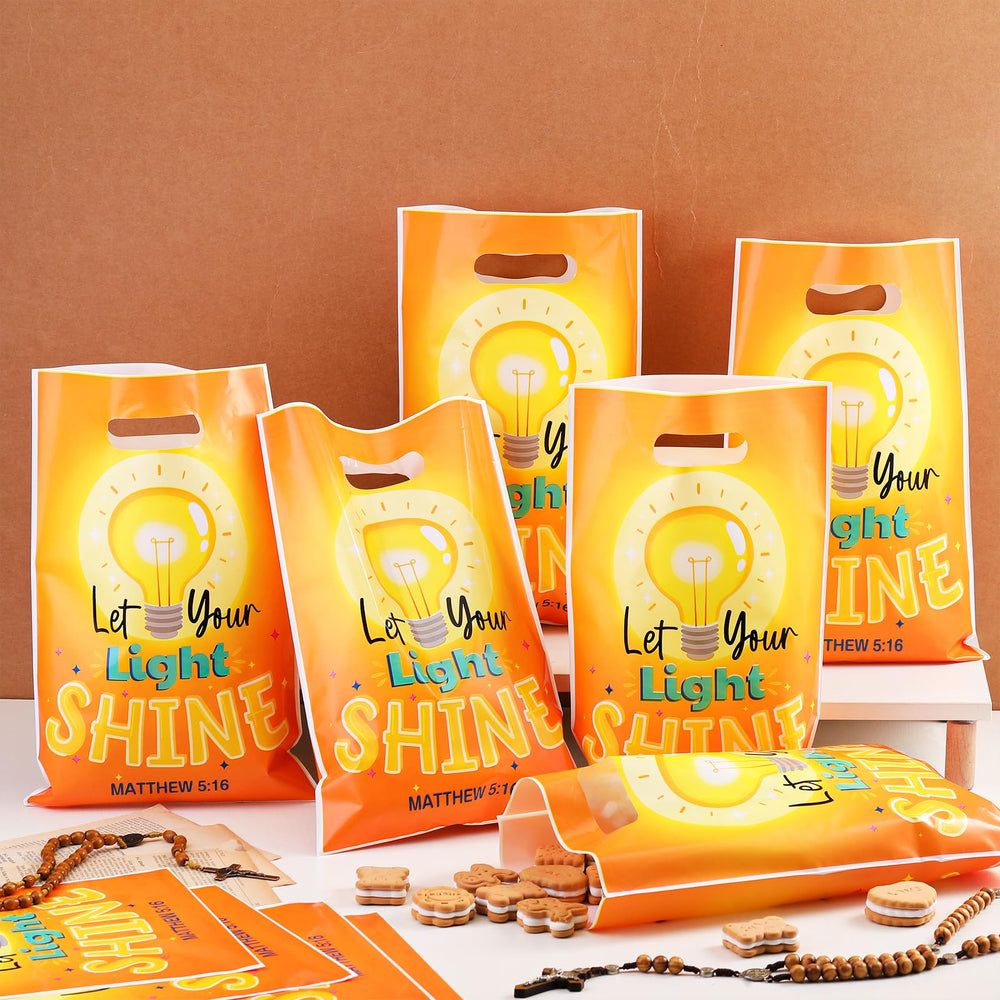 Panelee diseño "Let your light shine" y colores llamativos, atrae a niños y congregaciones
