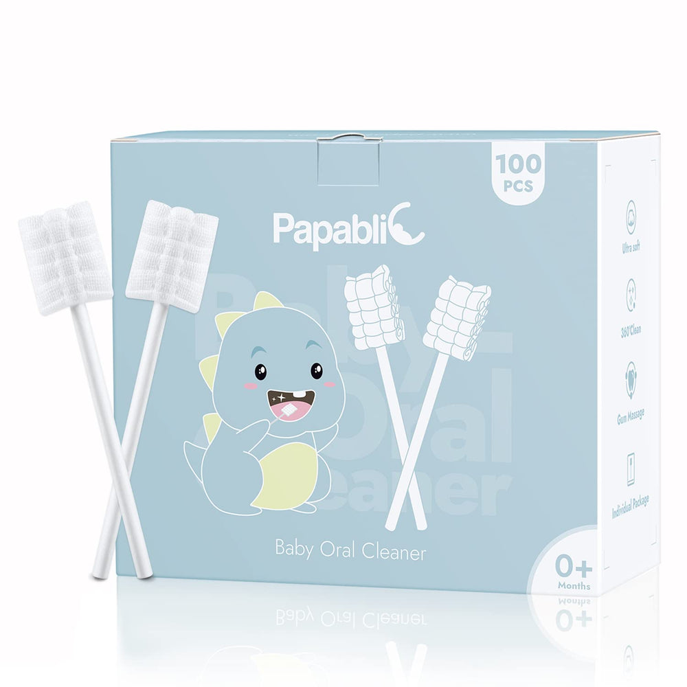 Papablic empaque frontal mostrando pack de 100 unidades, limpieza práctica