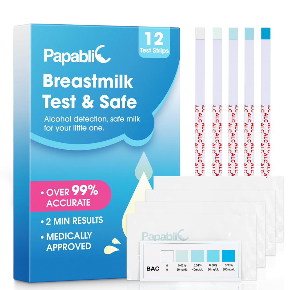 Papablic empaque frontal mostrando 12 tiras, confianza rápida