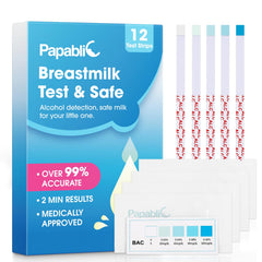 Papablic empaque frontal mostrando 12 tiras, confianza rápida