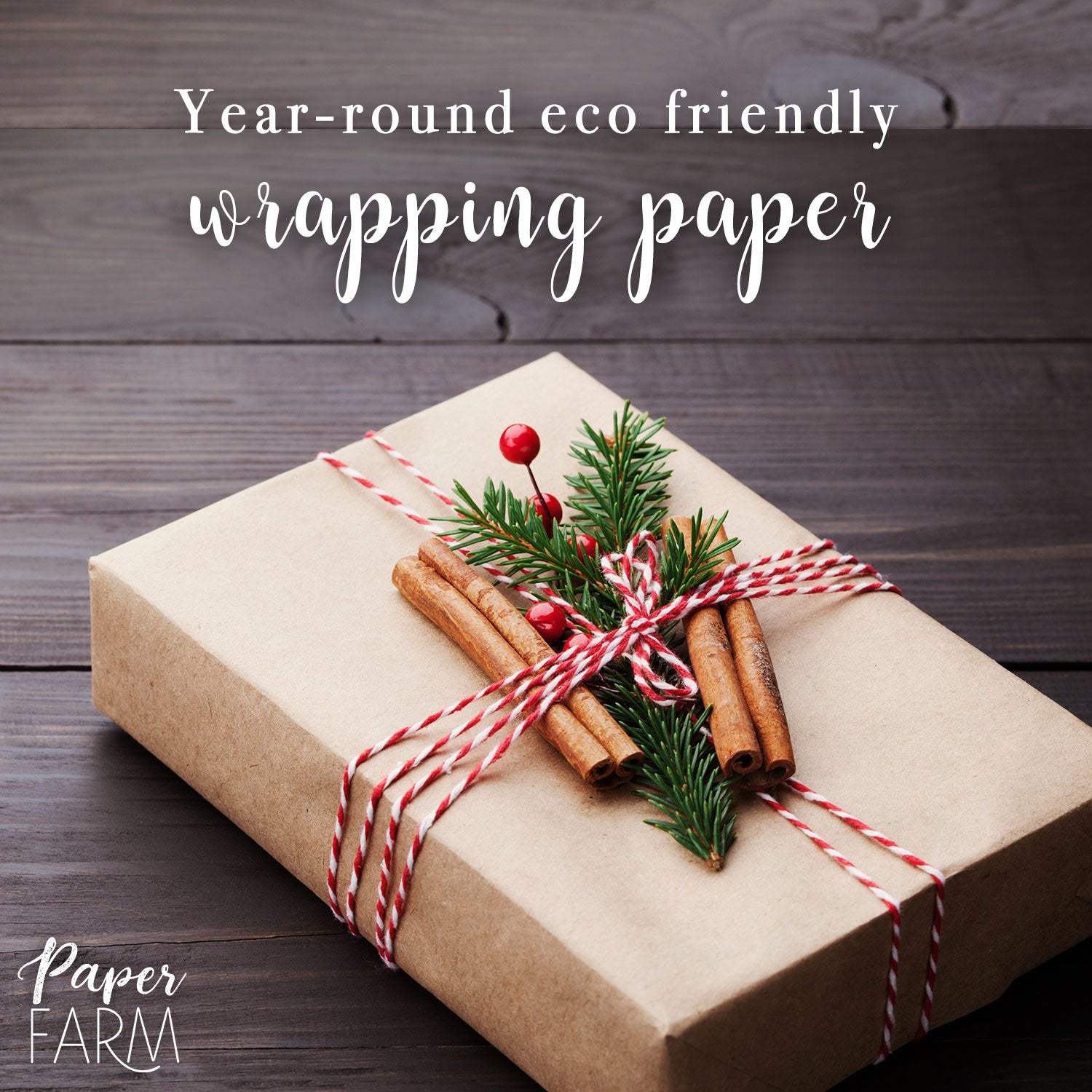 Paper Farm papel envolviendo caja resistente para proteger envíos y paquetes