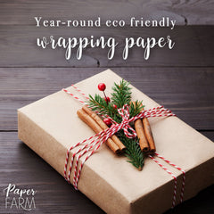 Paper Farm papel envolviendo caja resistente para proteger envíos y paquetes