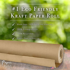 Paper Farm detalle de textura kraft sin recubrimiento ideal para pintar y decorar