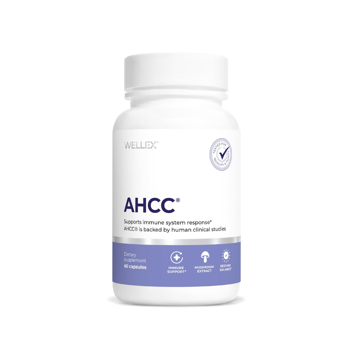 Papillex AHCC vista frontal del envase, calidad verificada y confianza