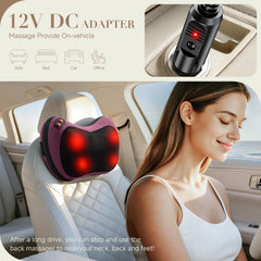 Papillon uso en coche con adaptador 12V para relajación en viajes