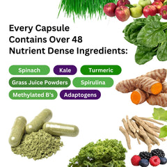 Paradise Herbs cápsula vista lateral que destaca tamaño fácil de tragar