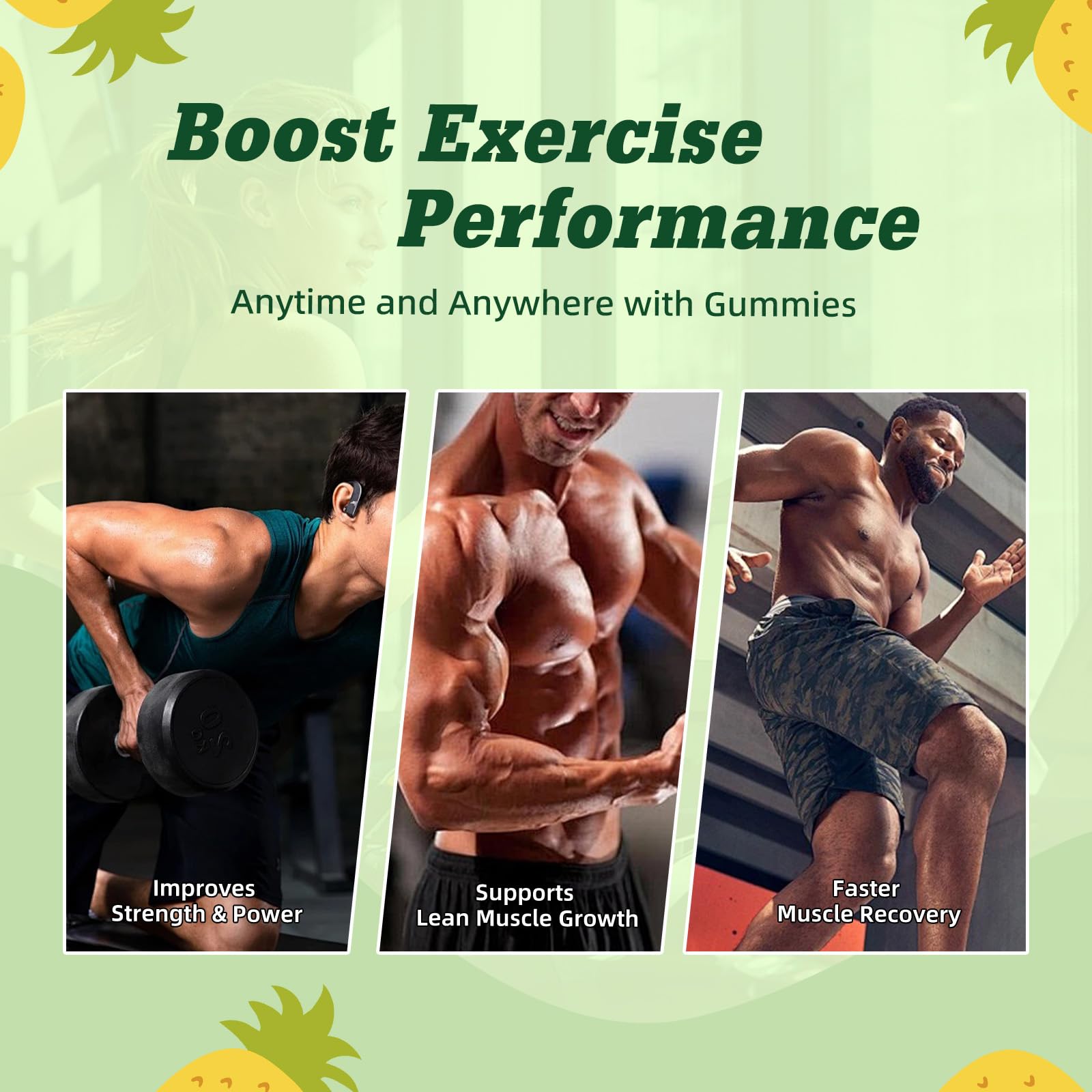 Parhaat EAA Gomitas para entrenamientos intensos, apoyo a la energía durante la sesión.