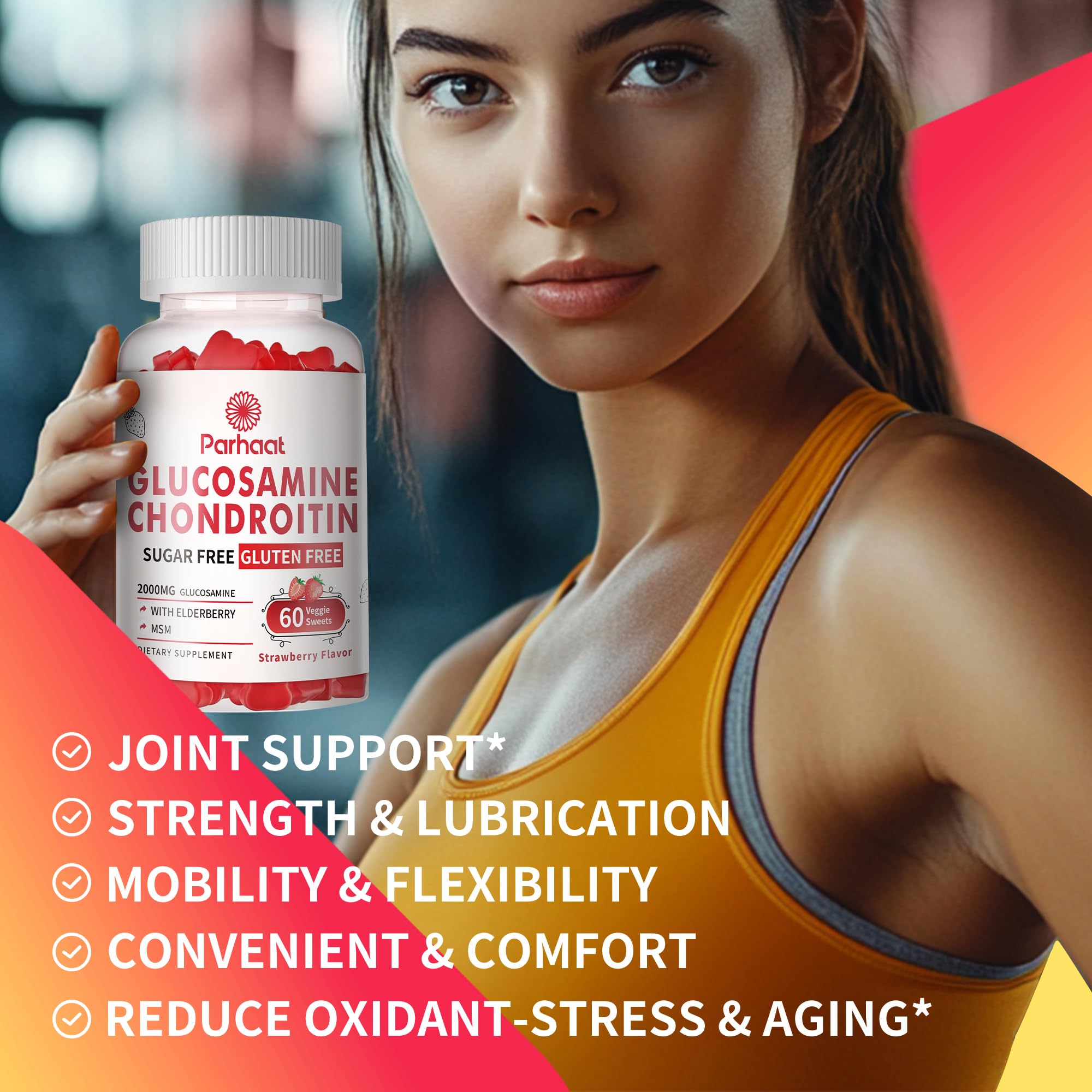 Parhaat Gomitas ingredientes clave para articulaciones y salud general.