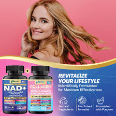 Parrox Conjunto Juventud Eterna: péptidos de colágeno tipos I, II, III, V y X visual, posible apoyo a la piel