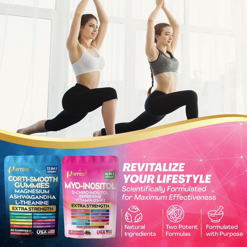 Parrox gominolas con berberina para apoyo metabólico y equilibrio hormonal.