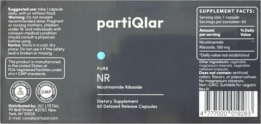 partiQlar cápsula en primer plano destaca textura y pureza