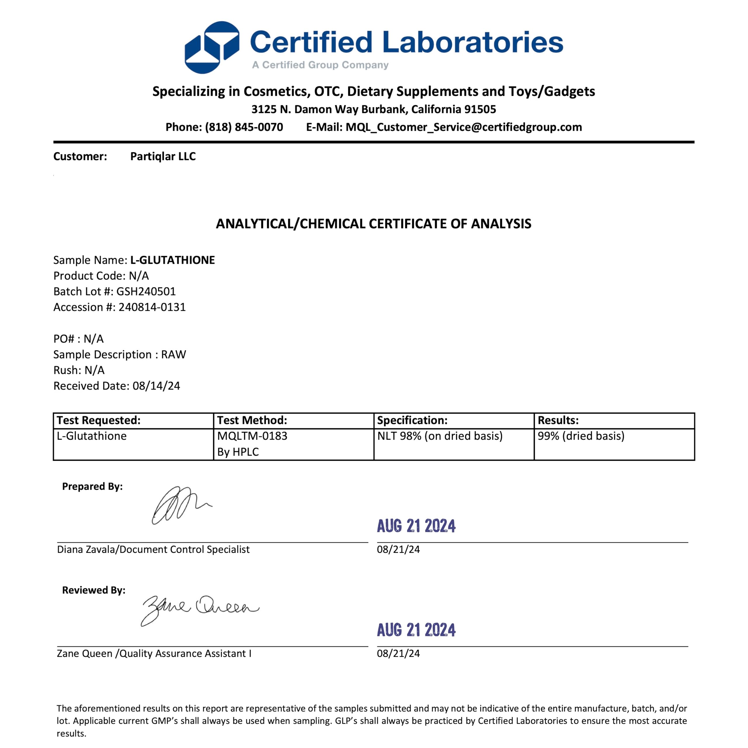 partiqlar puro l-glutatión: cápsulas, potencia otros antioxidantes.
