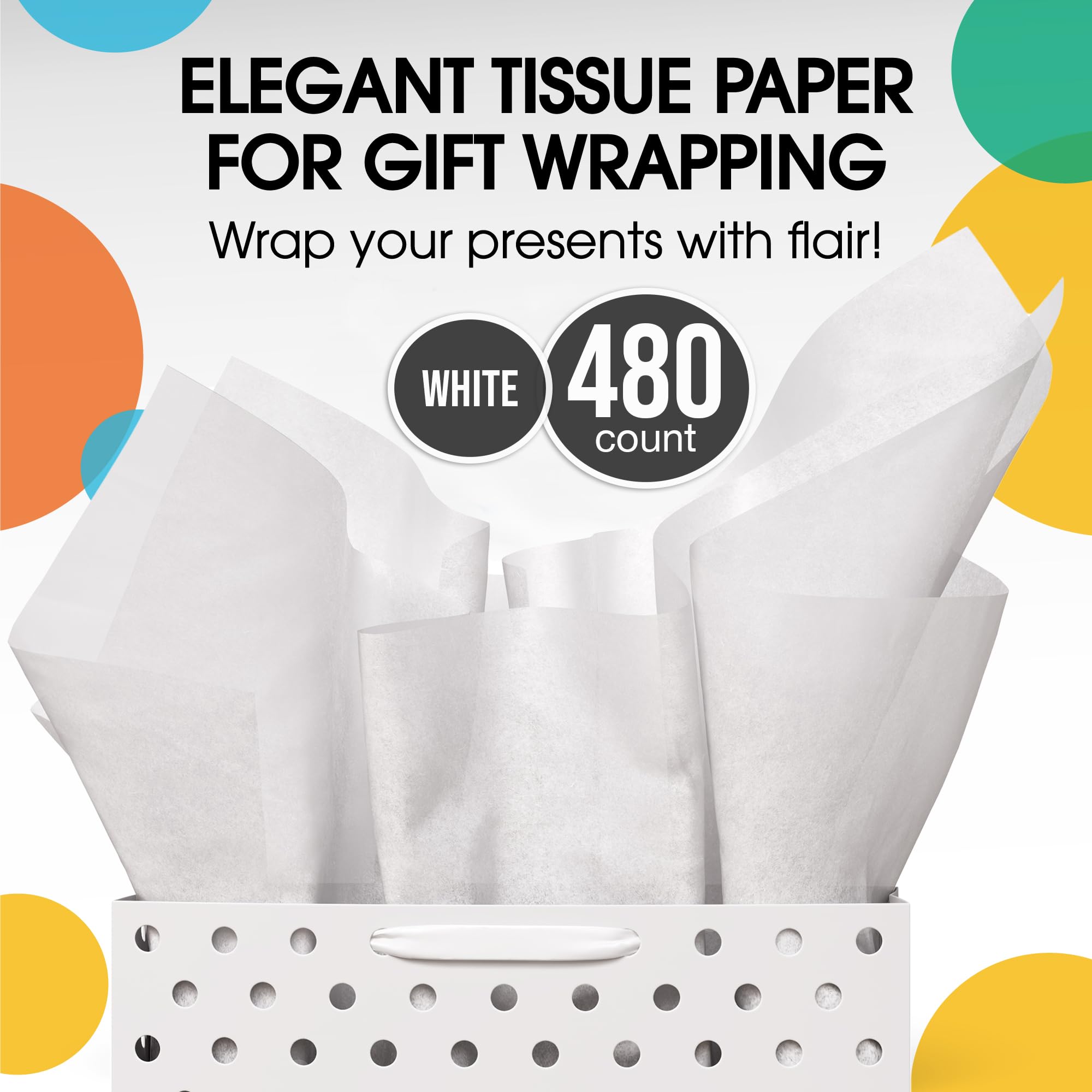 Party Solids detalle de borde de papel blanco que evidencia corte limpio